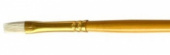 Кисть художественная щетина Гамма "Студия", плоская №3, длинная ручка
